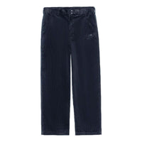 Li-Ning Embroidered Logo Woven Straight Pants 'Midnight Navy' AKXR457-3