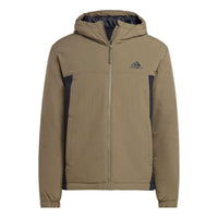 adidas BSC Sturdy Insulated Hooded Jacket 'Green' HM2264