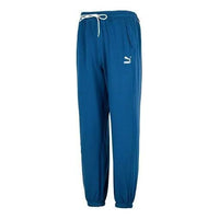 PUMA Team Badge Sweatpants Tr Logo Pants 'Blue' 677378-45
