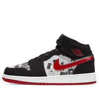 (GS) Air Jordan 1 Mid SE 'Newspaper Air Times' BQ6931-061