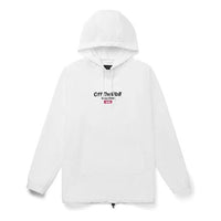 Men's Vans Logo Printing Hooded Jacket White VN0A489XWHT