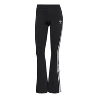 (WMNS) adidas Classics Flared Leggings 'Black White' HM2139