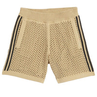 adidas x CLOT FW24 Crochet Shorts Asia Sizing 'Beige Tone' JD7114