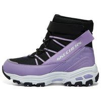(GS) Skechers Winter Comfy Boots 'Black Purple' 664200L-BKLV