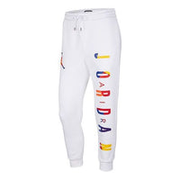 Air Jordan Sport Dna Slim Fit Bundle Feet Athleisure Casual Sports Pants White DA6720-100