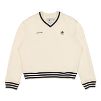 (WMNS) adidas x Sporty & Rich Sweater 'Beige' IN5247