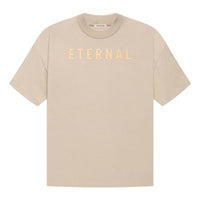 Fear of God Eternal Logo Flocked Crewneck T-Shirt 'Tan Orange' FGE50-001AJER-122