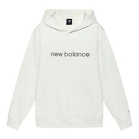 New Balance Logo Print Hoodie 'White' AMT21361-IV