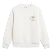 (WMNS) Li-Ning Chinese Culture Floral Graphic Sweatshirt 'White' AWDT760-2