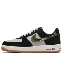 Nike Air Force 1 Low 'Black Patent Camo Swoosh' HQ1967-100