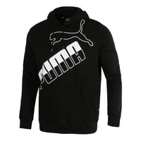 PUMA Big Logo Hoodie 'Black White' 588667-01