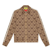 Gucci x adidas GG Trefoil Zip Jacket 'Beige Ebony' 722998-XJE1O-9742
