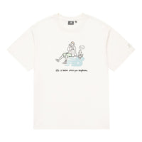 New Balance x PK Graphic Tee 'White Blue' 5ED26011-IV