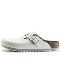 Birkenstock Boston Super Grip Leather 'White' 0060134
