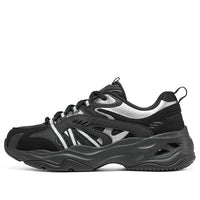 (WMNS) Skechers DLITES 4.0 'Black Silver' 896080-BBK