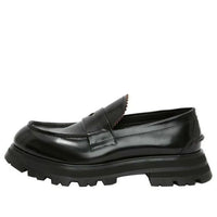 (WMNS) Alexander McQueen Wander Loafer 'Black' 664618WHZ801000