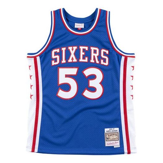 Mitchell & Ness NBA Darryl Dawkins Philadelphia 76ers 1976/77 Swingman Jersey #53 SMJYLG19017-P76ROYA76DDW