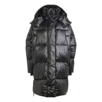 (WMNS) adidas Puffed Long Jacket 'Black' IR7119