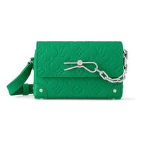 LOUIS VUITTON Steamer Wearable Wallet Monogram Taurillon Leather 'Vert' M82918