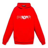 Balenciaga SS22 Logo Hoodie 'Red' 674986TLVF26407