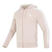 adidas French Terry 3-Stripes Full-Zip Hoodie Jackets 'Beige' IC9839