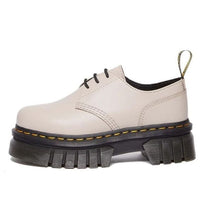 (WMNS) Dr. Martens Audrick Nappa Lux Leather Platform 'Vintage Taupe' 27147348