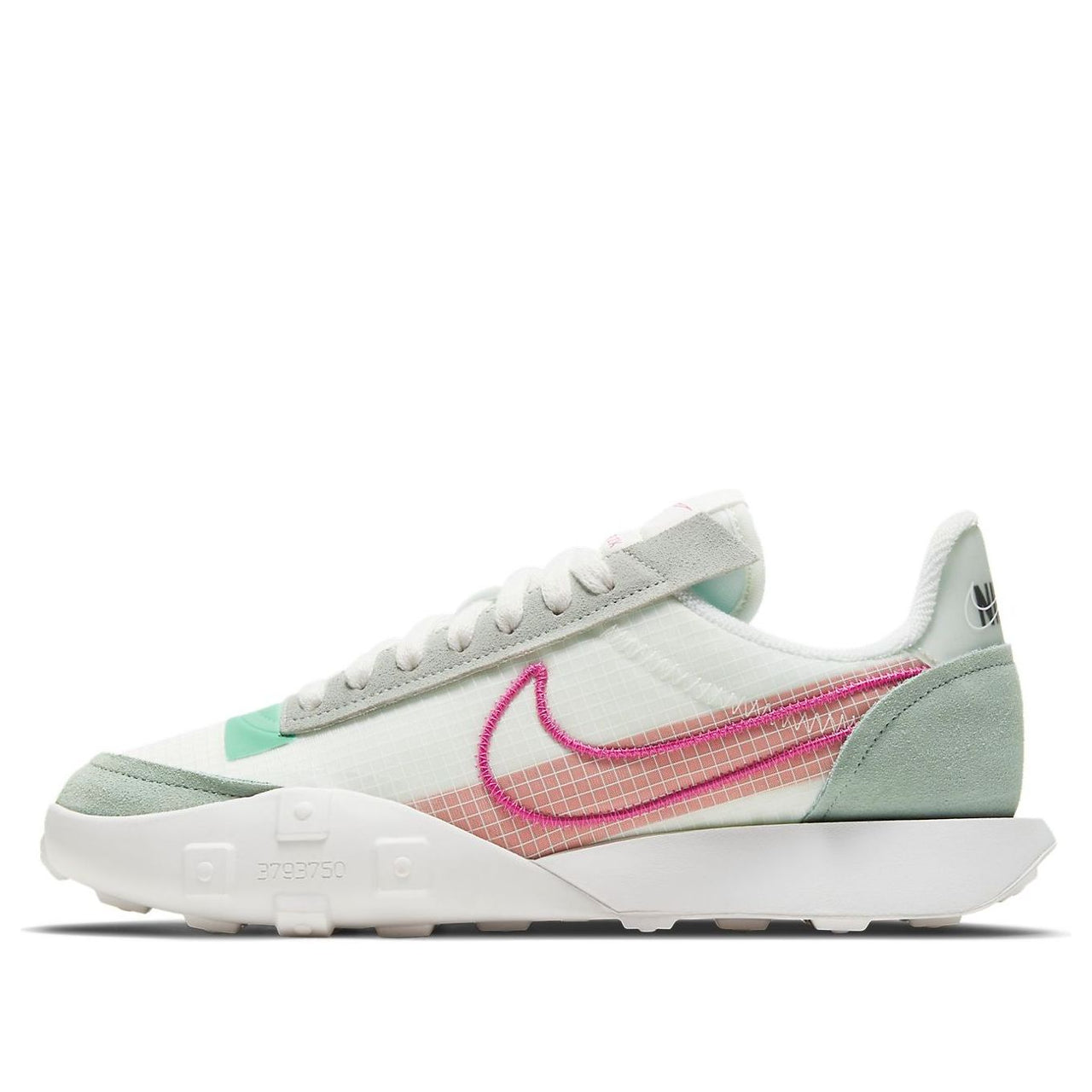 (WMNS) Nike Waffle Racer 2X 'White Green Red' CK6647-003