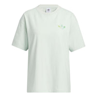 (WMNS) adidas originals Short Sleeve T-Shirt 'Green' IK8627
