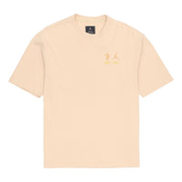 Air Jordan x union Crossover SS22 Solid Color Breathable Logo Round Neck Short Sleeve Asia Edition Khaki DM2844-268