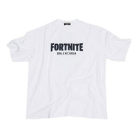 Balenciaga x FORTNITE T-Shirt Medium Fit 'White' 612966TLVO39040