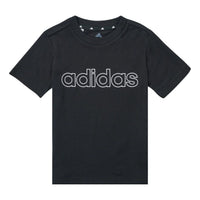 (GS) adidas Essentials T-Shirt Asia Sizing 'Black' GN4006