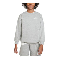 (GS) Nike Sportswear Club Fleece Oversized Sweatshirt 'Grey' FD2923-063