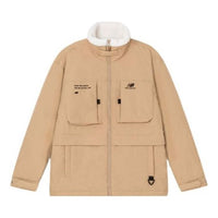 New Balance Logo Warm Jacket 'Khaki White' 5QC44293-BEI