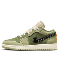 (GS) Air Jordan 1 Low SE Craft 'Sky J Light Olive' FD9092-300