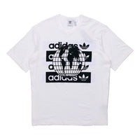 adidas originals Msg Ss Tee Earth Logo Short Sleeve White FM2256
