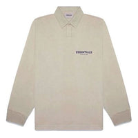 Fear of God Essentials FW20 Long Sleeve Polo Shirt 'Olive' FOG-FW20-348