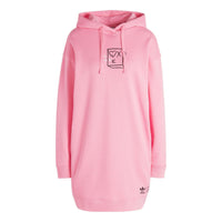 (WMNS) adidas Original ANDRE SARAIVA hooded dress 'Pink' HY4269