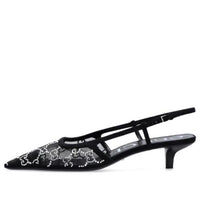 (WMNS) Gucci GG slingback pump 'Black' 675829-F13A0-1000