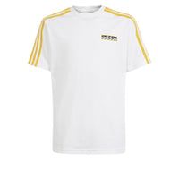 (GS) adidas Adibreak Graphic T-shirt Asia Sizing 'White Yellow' IN2121