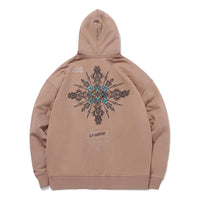 Li-Ning x Dunhuang Museum Crossover CF Series Casual Sports Pullover Hoodie 'Khaki' AWDQC51-4