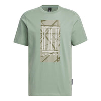 adidas Wuji Sportswear T-shirts 'Olive Green' IA8148