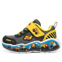 (GS) Skechers Play Scene 'Grey Yellow' 407312N-BKYL