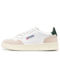AUTRY Medalist Low Leather and Suede 'White Beige Black' AULM-LS56