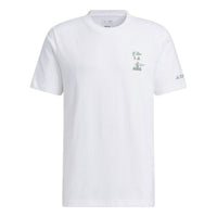 adidas Short Sleeve The Mountains Are Calling Graphic Tee 'White' IU1264