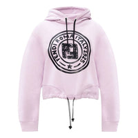 (WMNS) FENDI F Pattern Printing Hoodie Pink FS7035AC6DF1B62