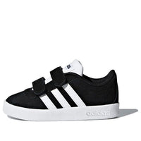 (TD) adidas VL Court 2.0 'Black White' DB1833