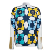 adidas Algeria Training Top 'White Navy Yellow' HF1461