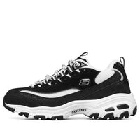 (WMNS) Skechers D lites White/Black 66666078-BKGY