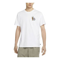 Nike SB Skateboard Round Neck Pullover Short Sleeve White DD1307-100