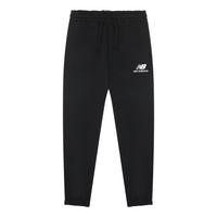 New Balance Essentials Stacked Logo Sweatpants 'Black White' AMP31539-BK